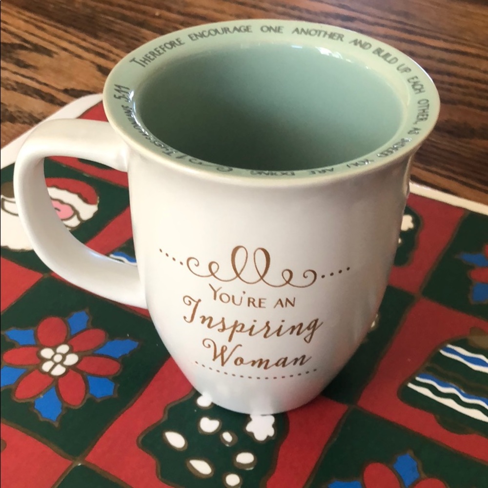 Inspiring women mug with sentimental phrases. NEW